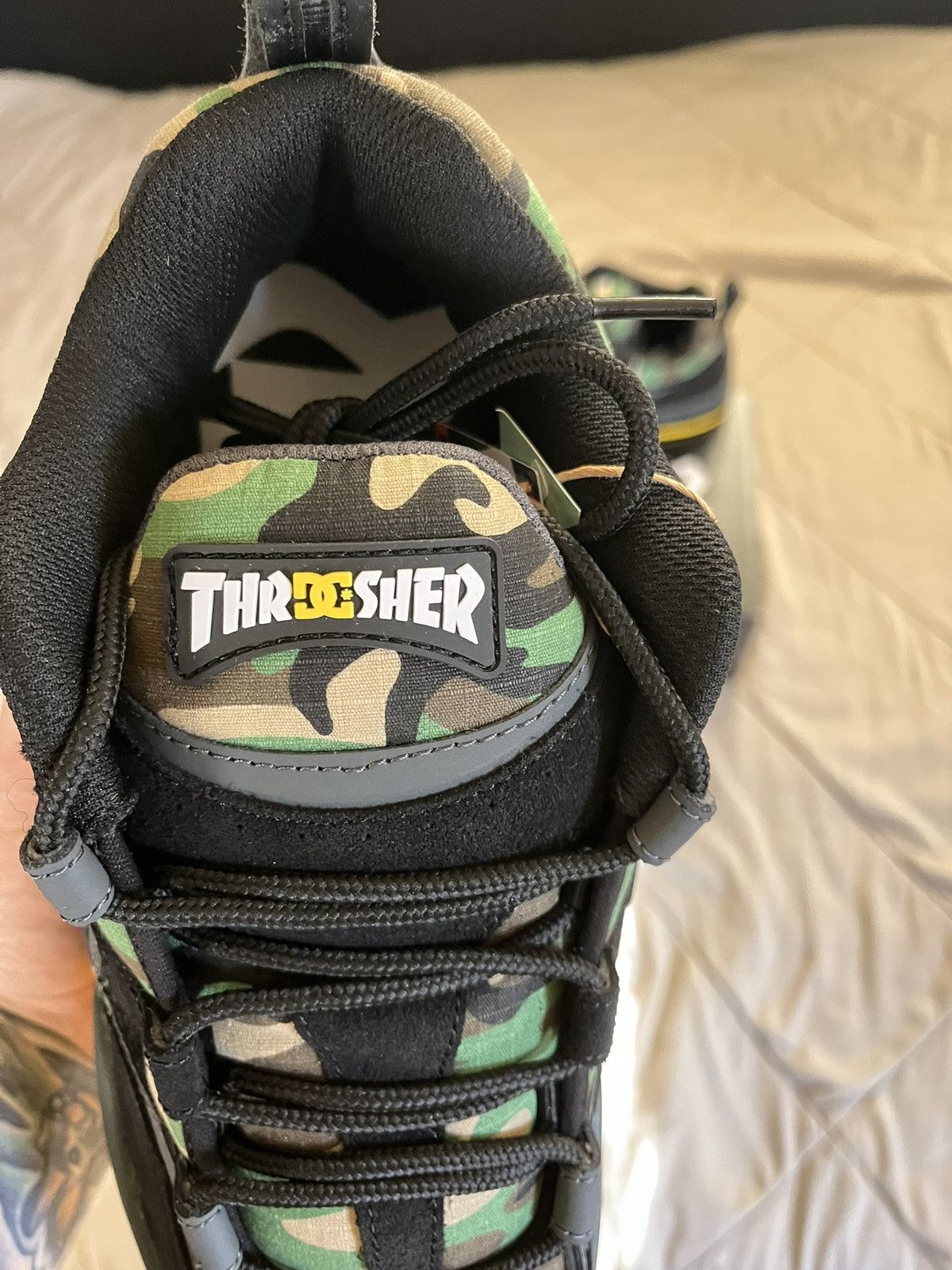 DC Dc Shoes Truth x Thrasher Black Camo Sneaker Men Us 11 Size US 11 / EU 44 - 6 Thumbnail