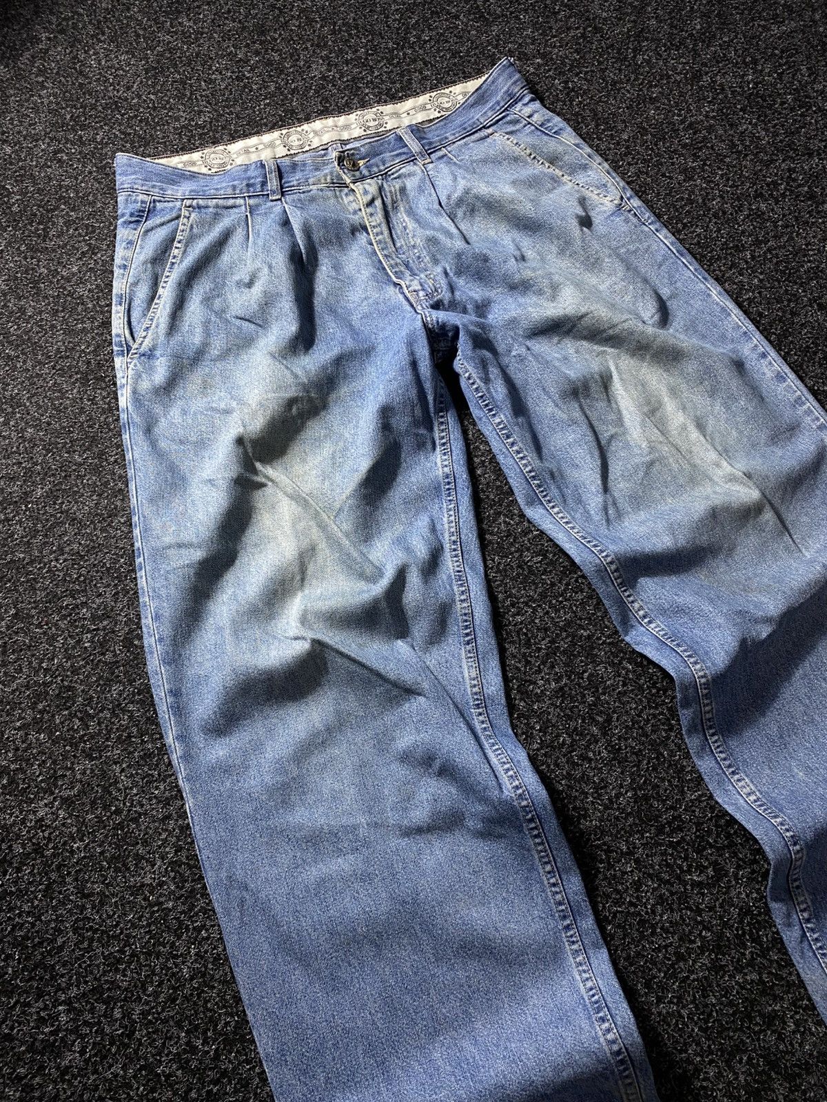 Hugo Boss × If Six Was Nine × Vintage Vintage 90s Y2K Hugo Boss Industry Jeans baggy pants Size US 38 / EU 54 - 5 Thumbnail