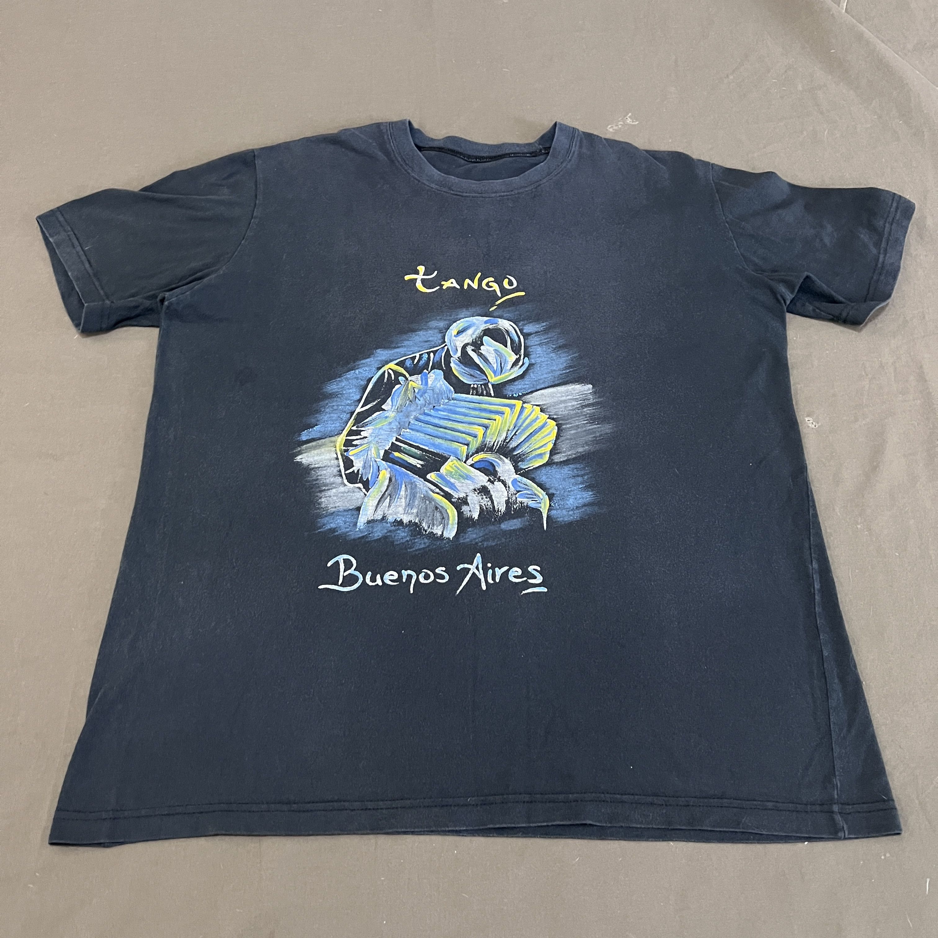Vintage Vintage Y2K Tango Buenos Aires Promo Tee XL Faded Dance Size US XL / EU 56 / 4 - 2 Thumbnail
