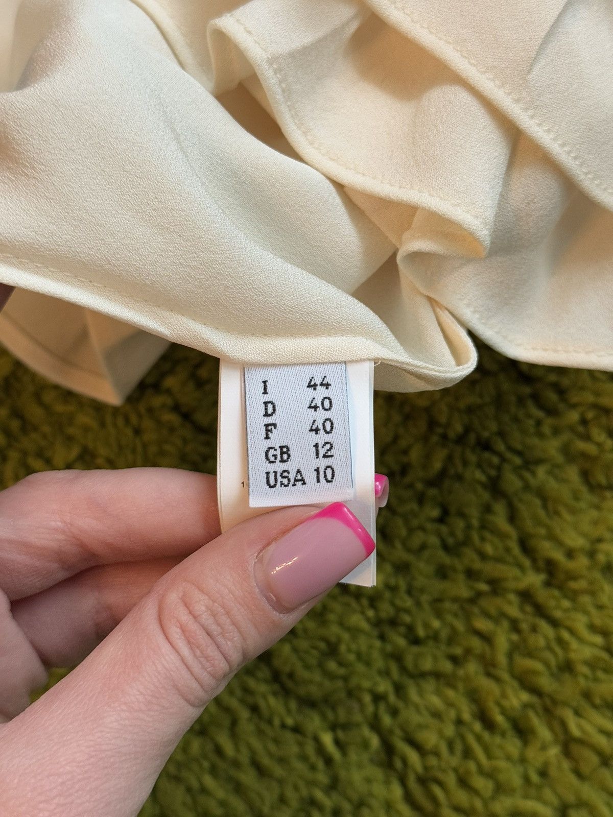 Moschino × Vintage Moschino cheap and chic 100% silk vintage mini dress Size L / US 10 / IT 46 - 6 Thumbnail