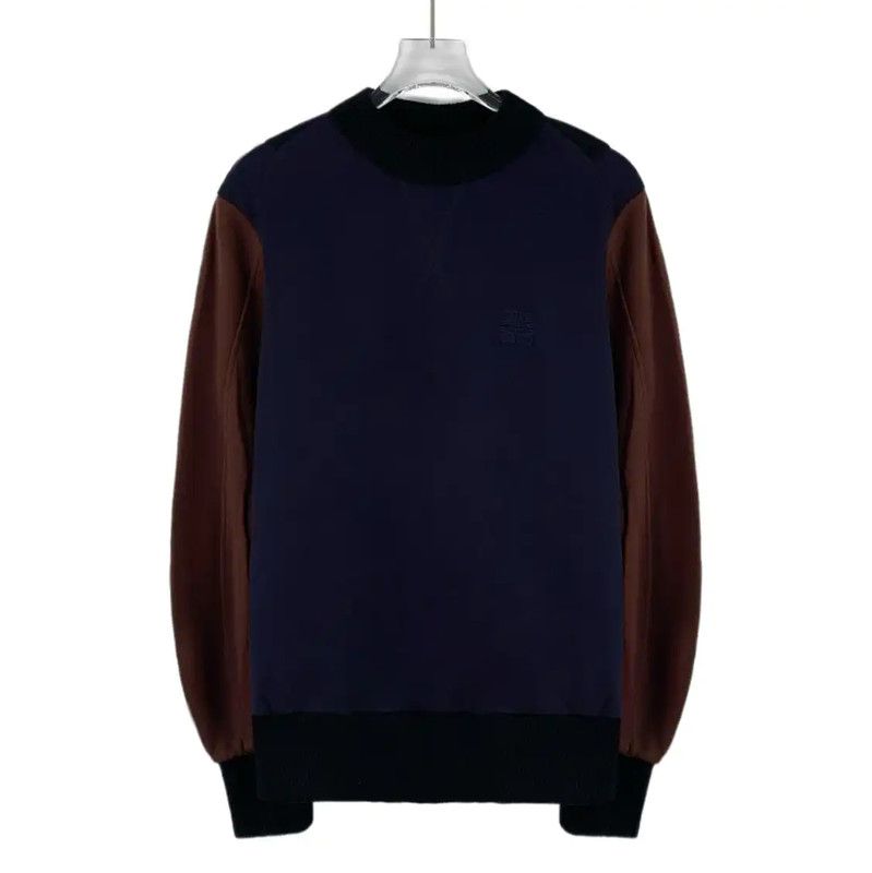 Loewe Loewe Men's Colorblock Knit Sweater 0089 Size US S / EU 44-46 / 1 - 1 Thumbnail