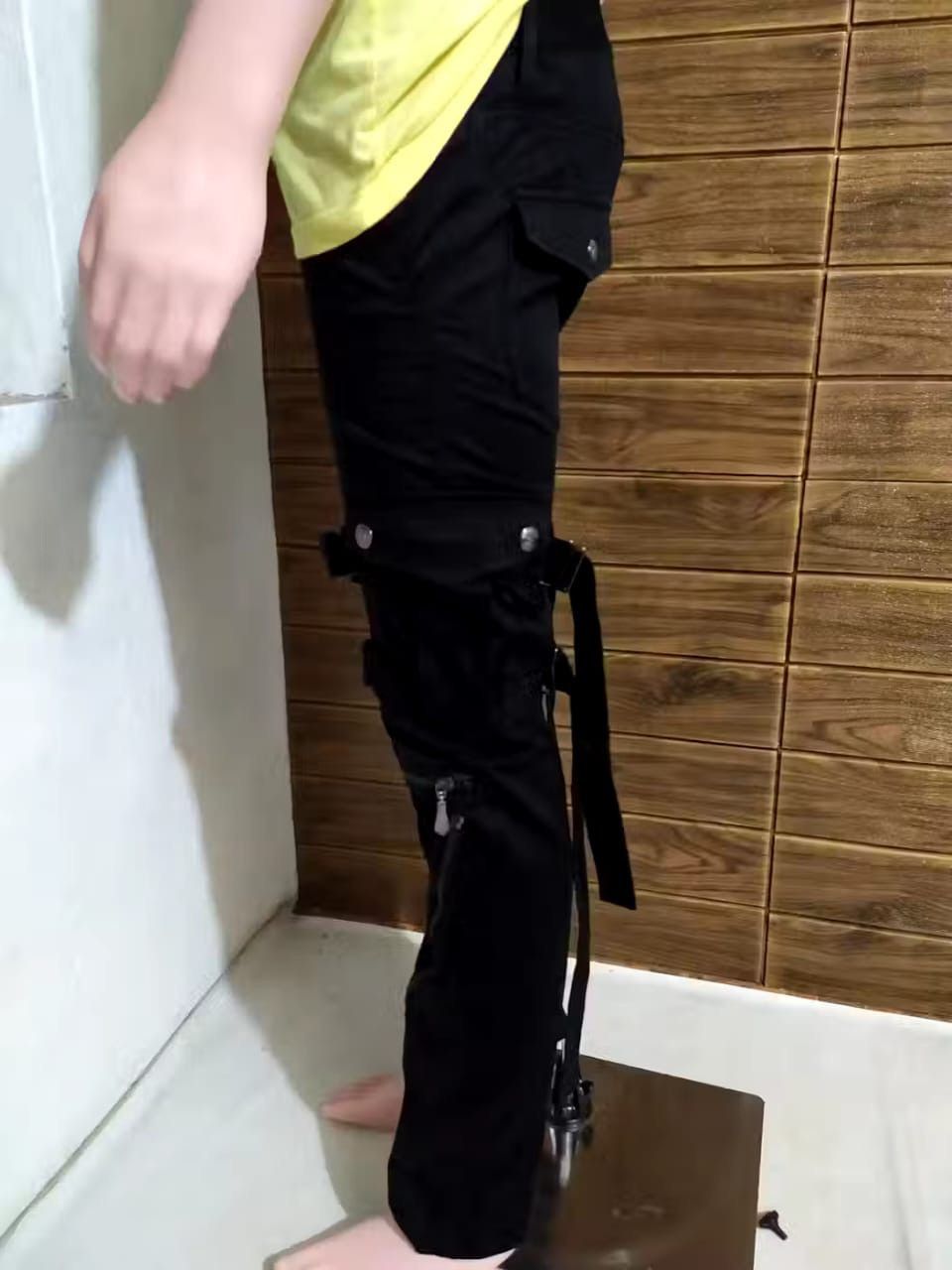 Japanese Brand BG- SHO Bondage Cargo Punk Pants Size US 29 - 11 Thumbnail