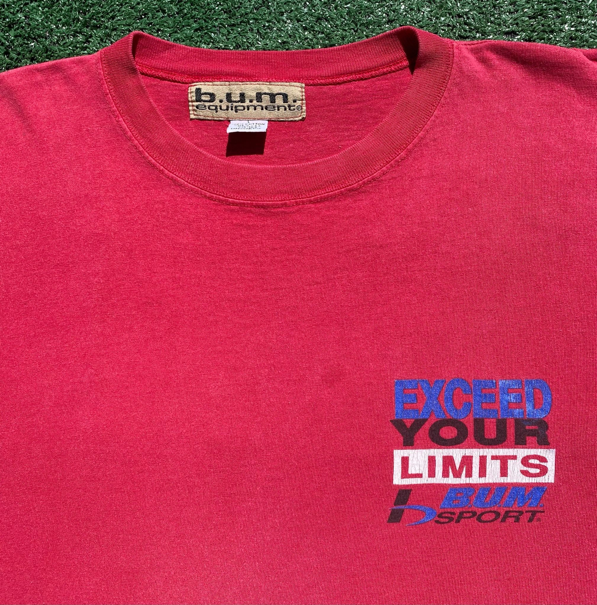 B.U.M Equipment 90’s BUM Equipment Exceed Your Limits T-Shirt 2XL Size US XXL / EU 58 / 5 - 3 Thumbnail