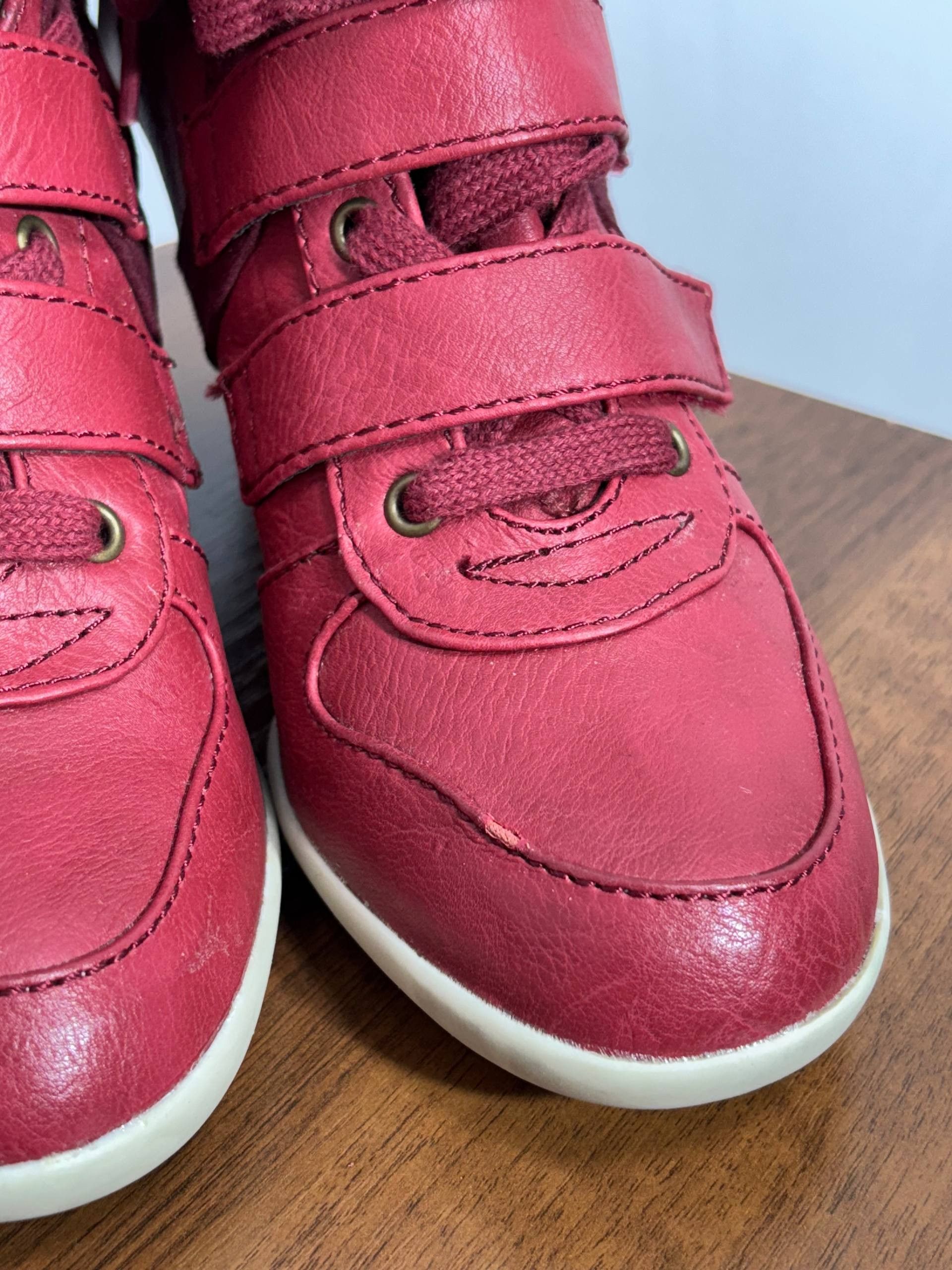 Isabel Marant Etoile Isabel Marant Etoile style Leather Hi-Top Sneakers Shoes Size US 8 / IT 38 - 7 Thumbnail