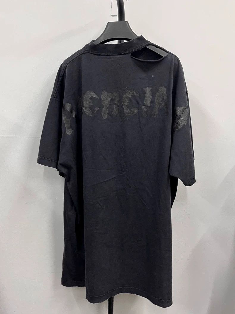 Balenciaga Balenciaga Letter print pullover half-high collar loose dro Size US XL / EU 56 / 4 - 1 Thumbnail
