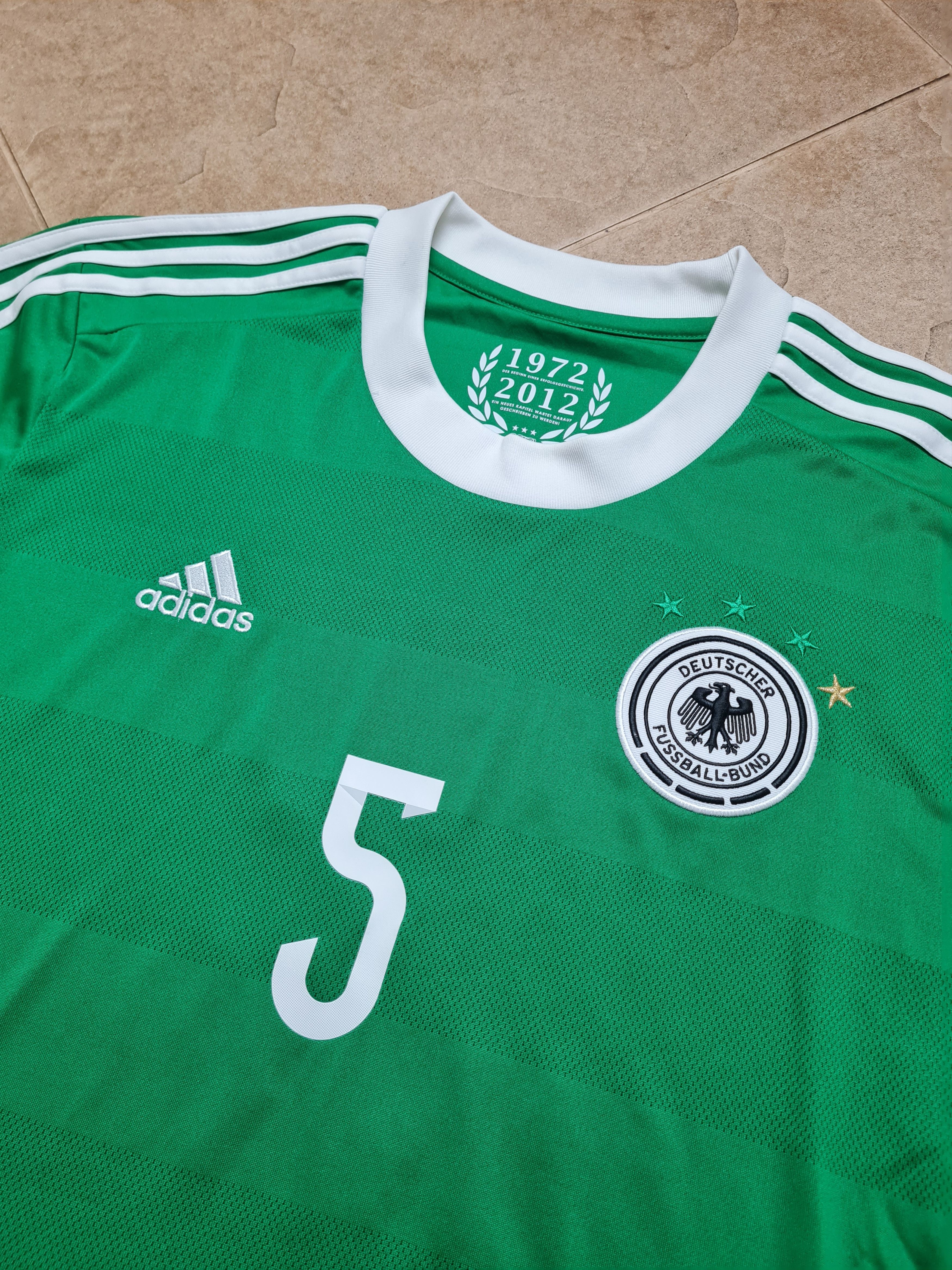 Adidas Adidas Germany Deutschland #5 Hummels MINT football Shirt Size US XL / EU 56 / 4 - 13 Thumbnail
