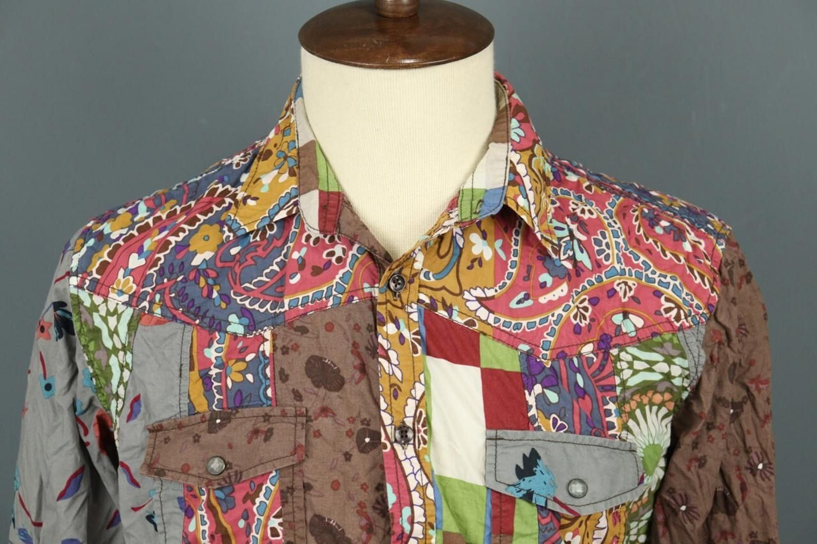 Desigual Desigual Regualr Fit Printed Abstract Shirt Size XL Size US XL / EU 56 / 4 - 2 Thumbnail