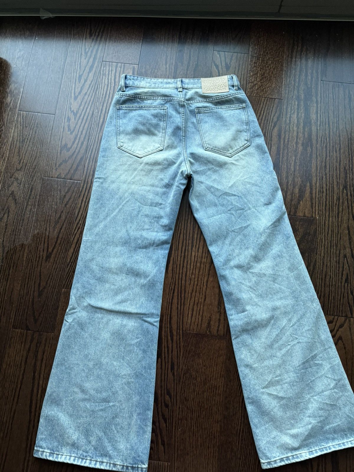 basketcase gallery LAX Flare Denim Light Wash | Grailed