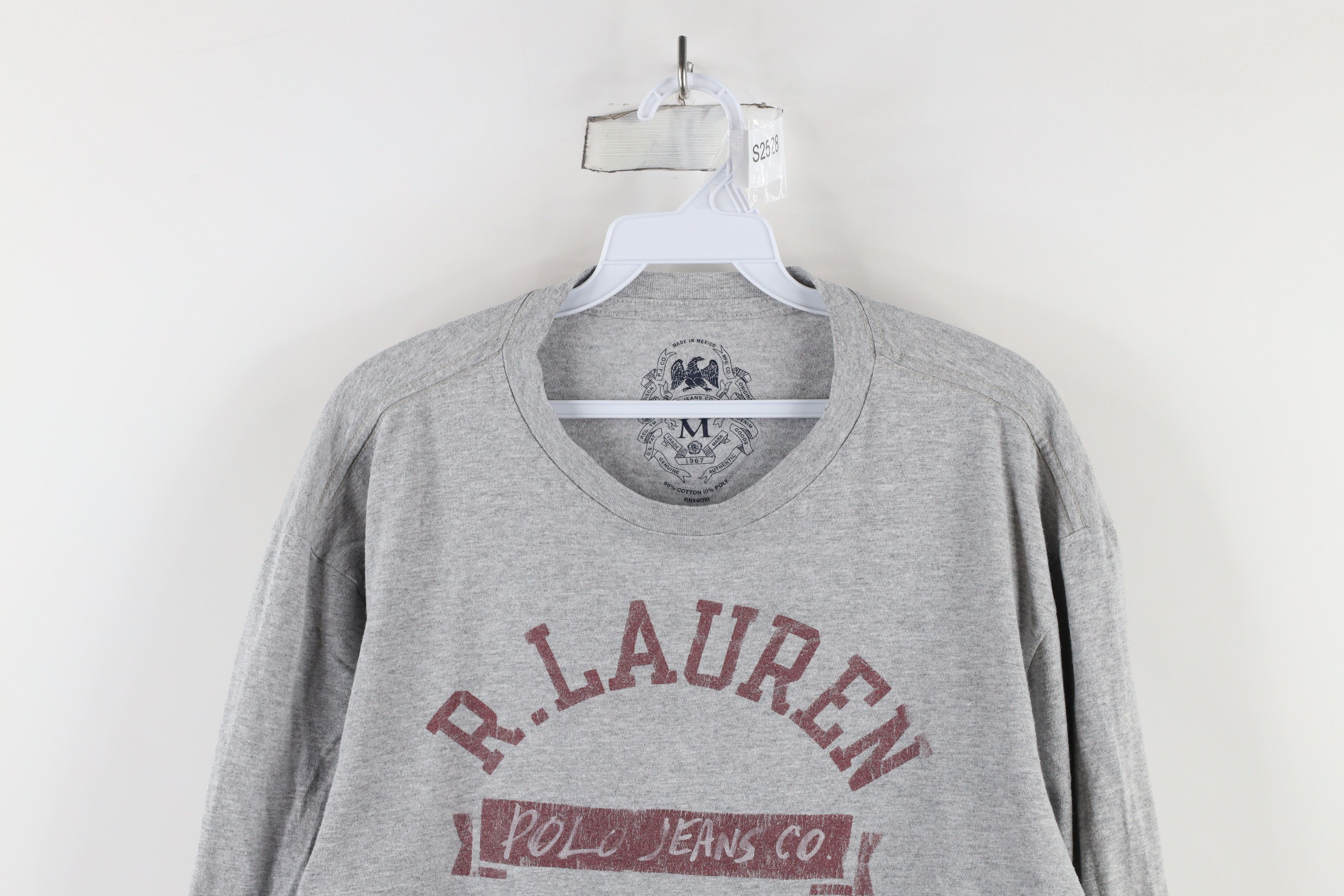 Ralph Lauren × Vintage Vintage Ralph Lauren Physical Education Long Sleeve T-Shirt Size US M / EU 48-50 / 2 - 2 Thumbnail