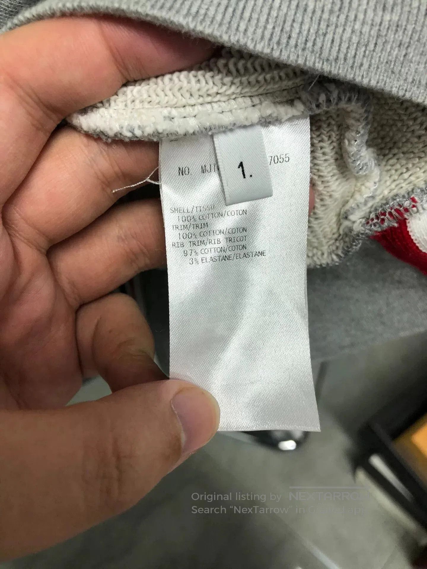 Thom Browne Thom Browne Gray Long Sleeve Pullover Sweatshirt. Size US S / EU 44-46 / 1 - 5 Thumbnail