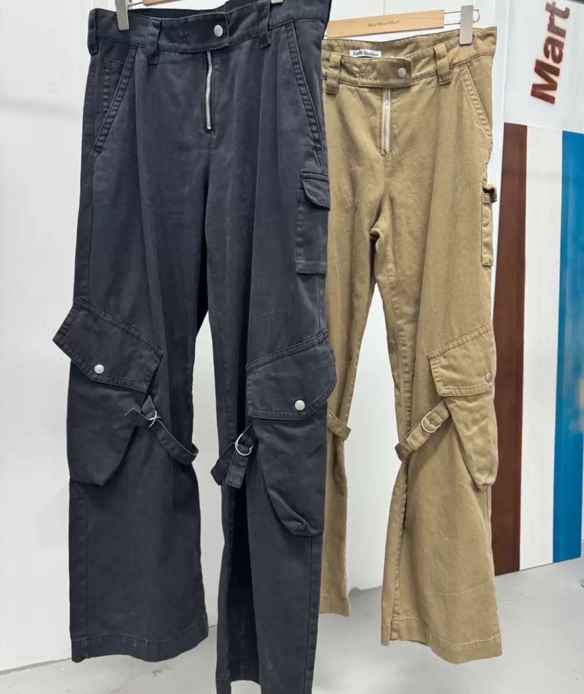 Acne Studios Acne Studios Sand colored Strap Pants2412-Nextarrow Size US 36 / EU 52 - 8 Thumbnail