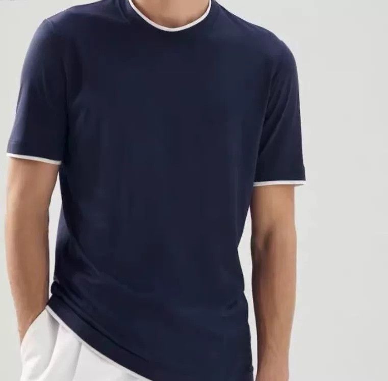 Brunello Cucinelli Men's Short Sleeve T-Shirt