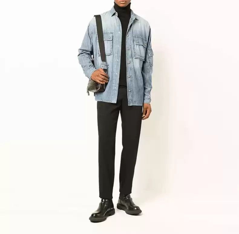 Balmain Make old denim shirts