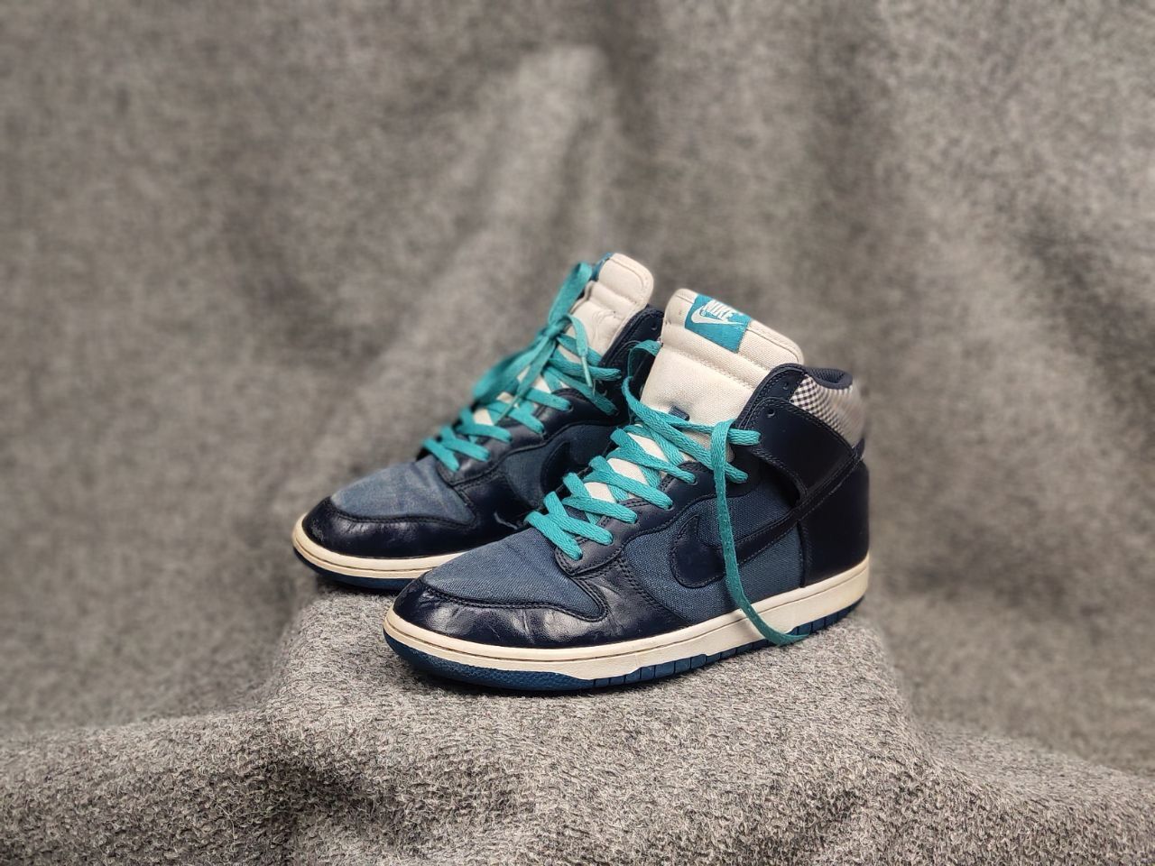 Nike Nike Dunk High Jd Sports combined fabric Vintage Sneakers Size US 11 / EU 44 - 18 Thumbnail