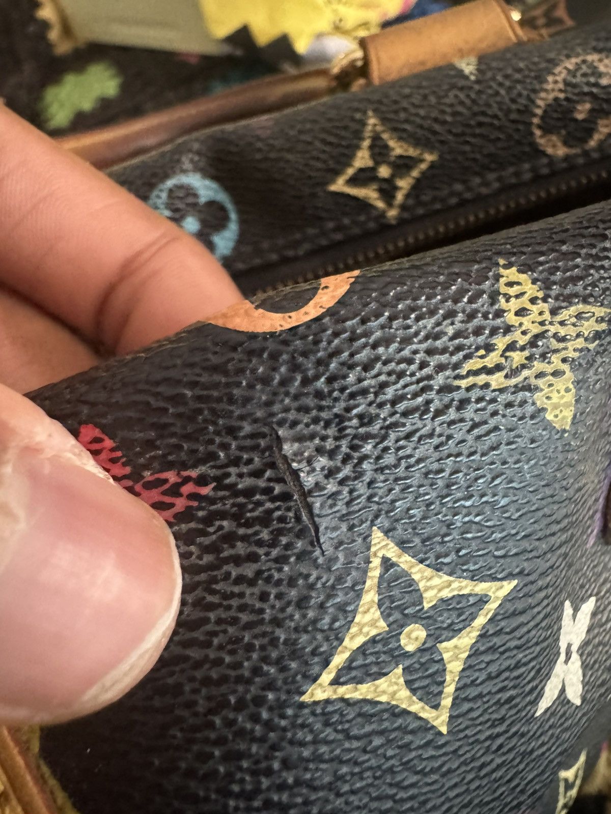 Louis Vuitton × Takashi Murakami Louis Vuitton x Murakami Vintage Leather Speedy Bag Size ONE SIZE - 15 Thumbnail