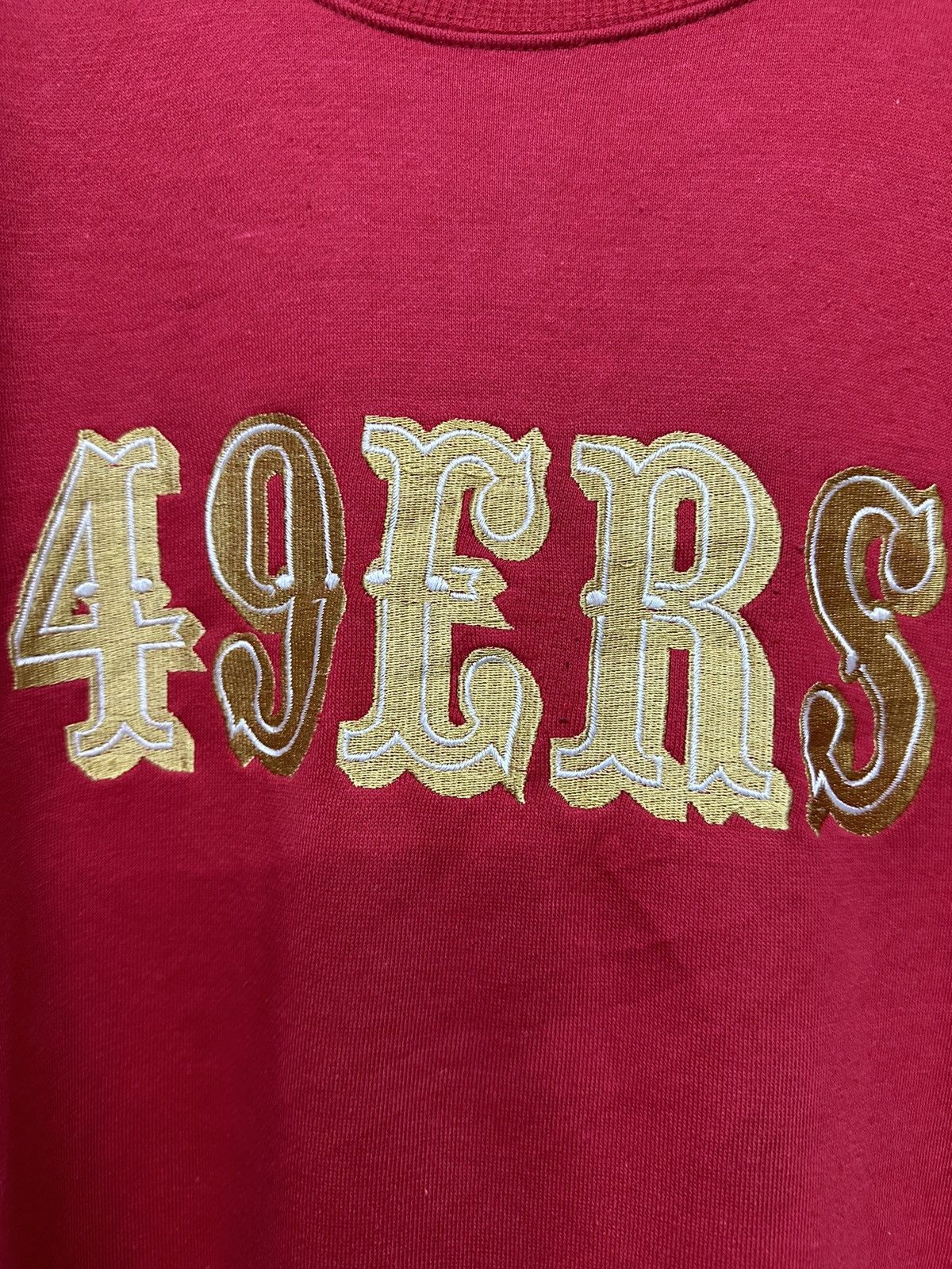 NFL × Starter Vintage 90s SF 49ers Sweatshirt Embroidered Spell Out Size US M / EU 48-50 / 2 - 11 Thumbnail