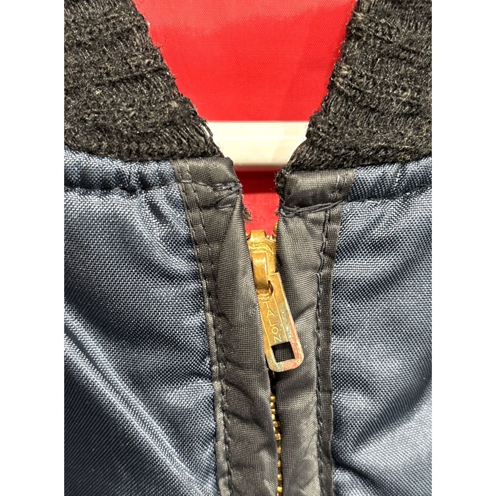 Ford VINTAGE Ford F-150 Western Puffer Vest Blue Nylon Mens XL Jacket, Casual, 70s 80s, Skiing Style Size US XL / EU 56 / 4 - 3 Thumbnail