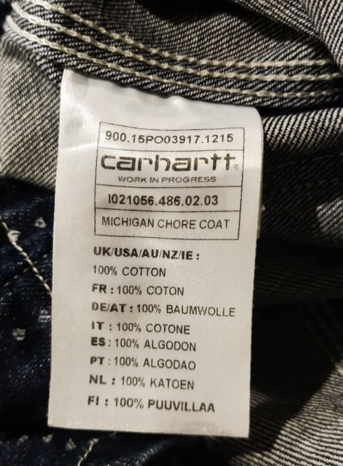Carhartt × Carhartt Wip Carhartt michigan heart-shaped wabash chore coat/jacket Size US M / EU 48-50 / 2 - 9 Thumbnail