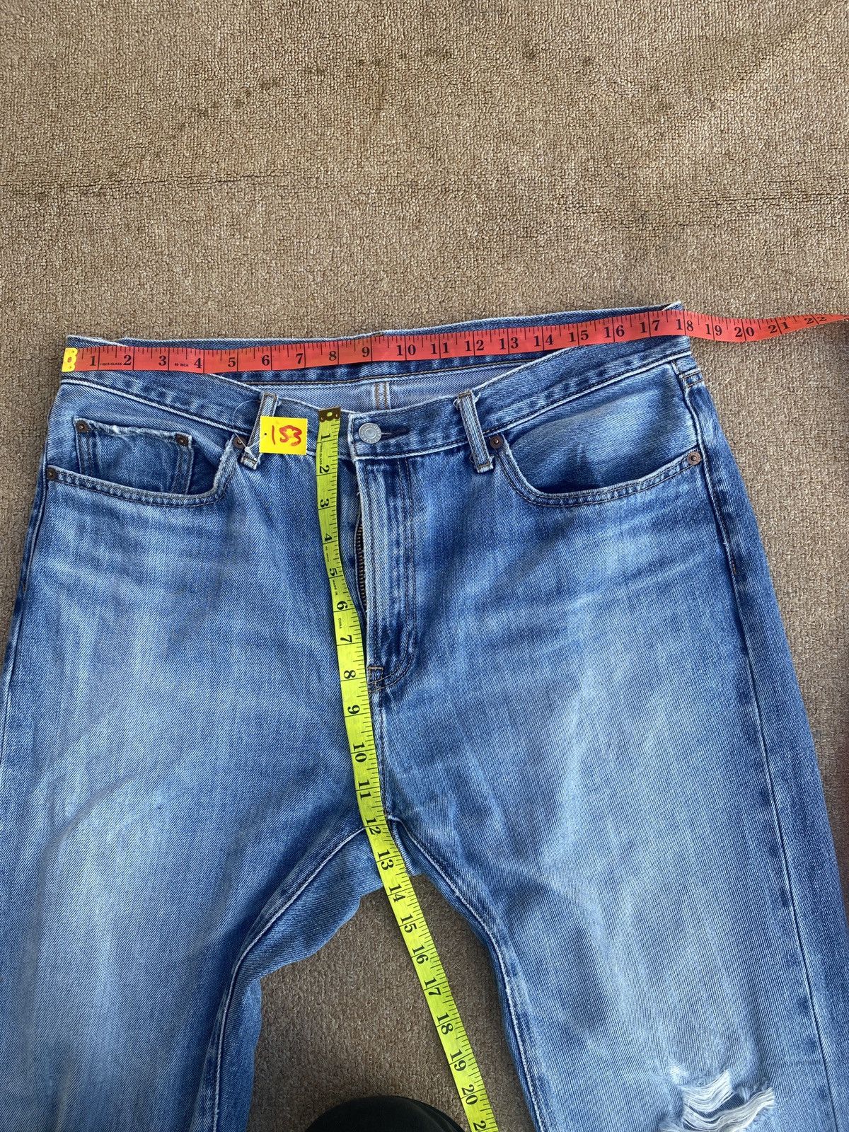 Jun Takahashi × Uniqlo Vintage uniqlo x juntakahashi straight cut denim Size US 35 - 9 Thumbnail