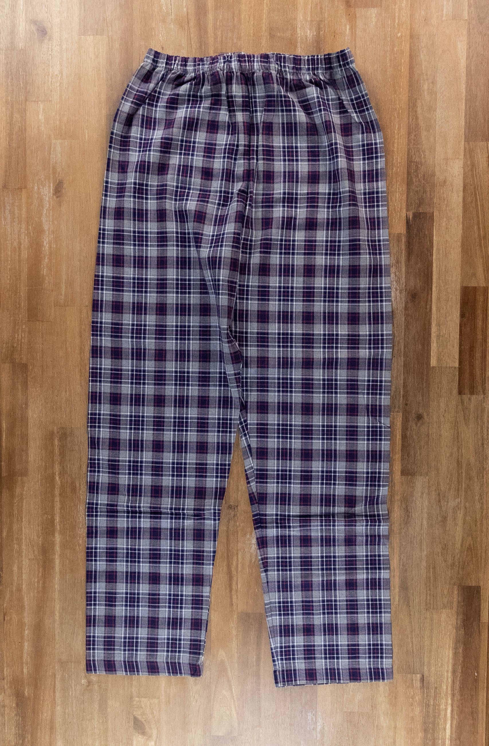 Other FRETTE blue gray plaid two piece pajama set Medium pyjama q Size US M / EU 48-50 / 2 - 2 Thumbnail