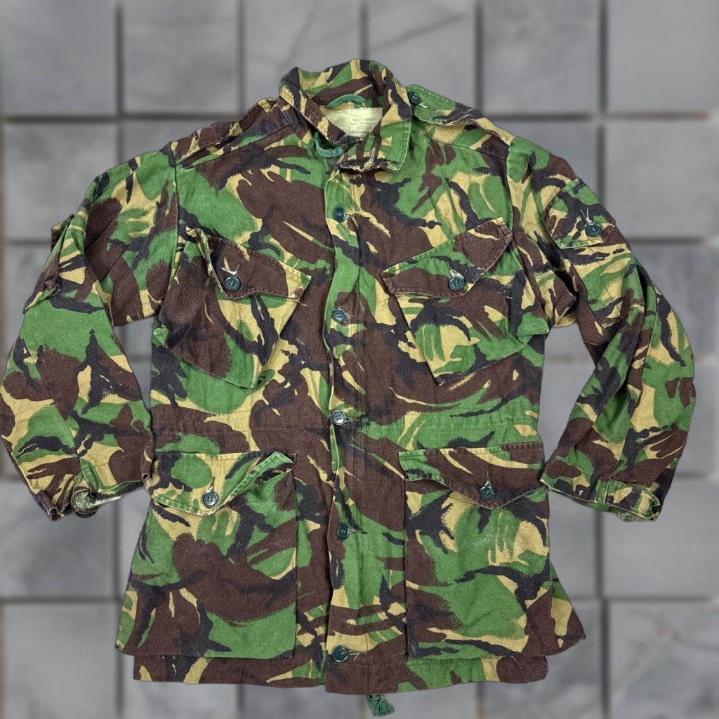 Vintage VINTAGE Remington Military Jacket XS Men Green Camouflage DPM Camo Hunting British Smock Jacket Size US XS / EU 42 / 0 - 1 Thumbnail