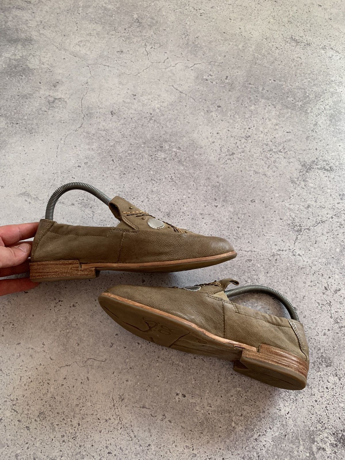A.S.98 A.S.98 Airstep Soft Leather Slip On Loafers Brown 37sz Size US 7 / IT 37 - 13 Thumbnail