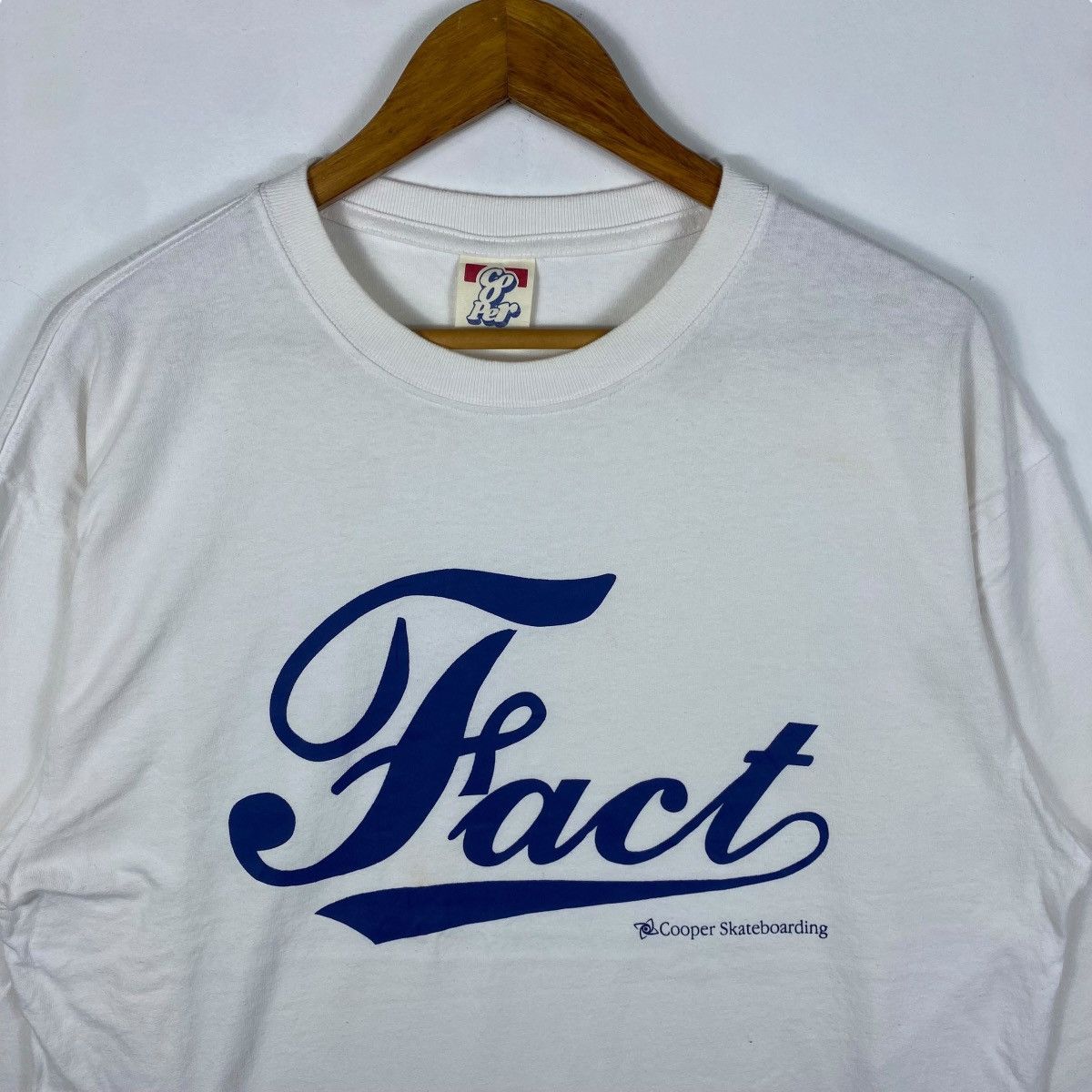 Cooper COOPER SKATEBOARDING Fact Graphic Longsleeve Tee Shirt Size US M / EU 48-50 / 2 - 2 Thumbnail