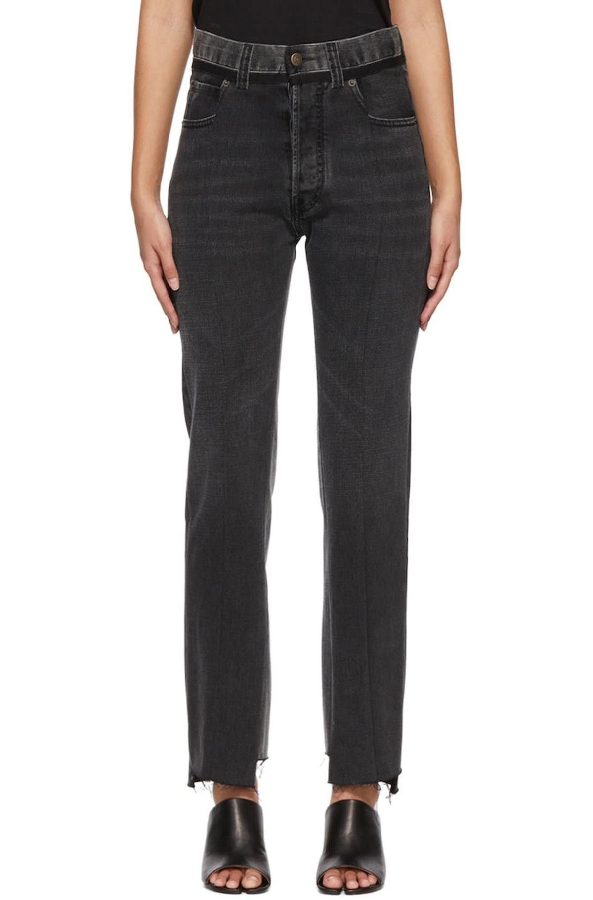 Maison Margiela o1y0625 Denim Pant in Black Size 30" / US 8 / IT 44 - 1 Thumbnail