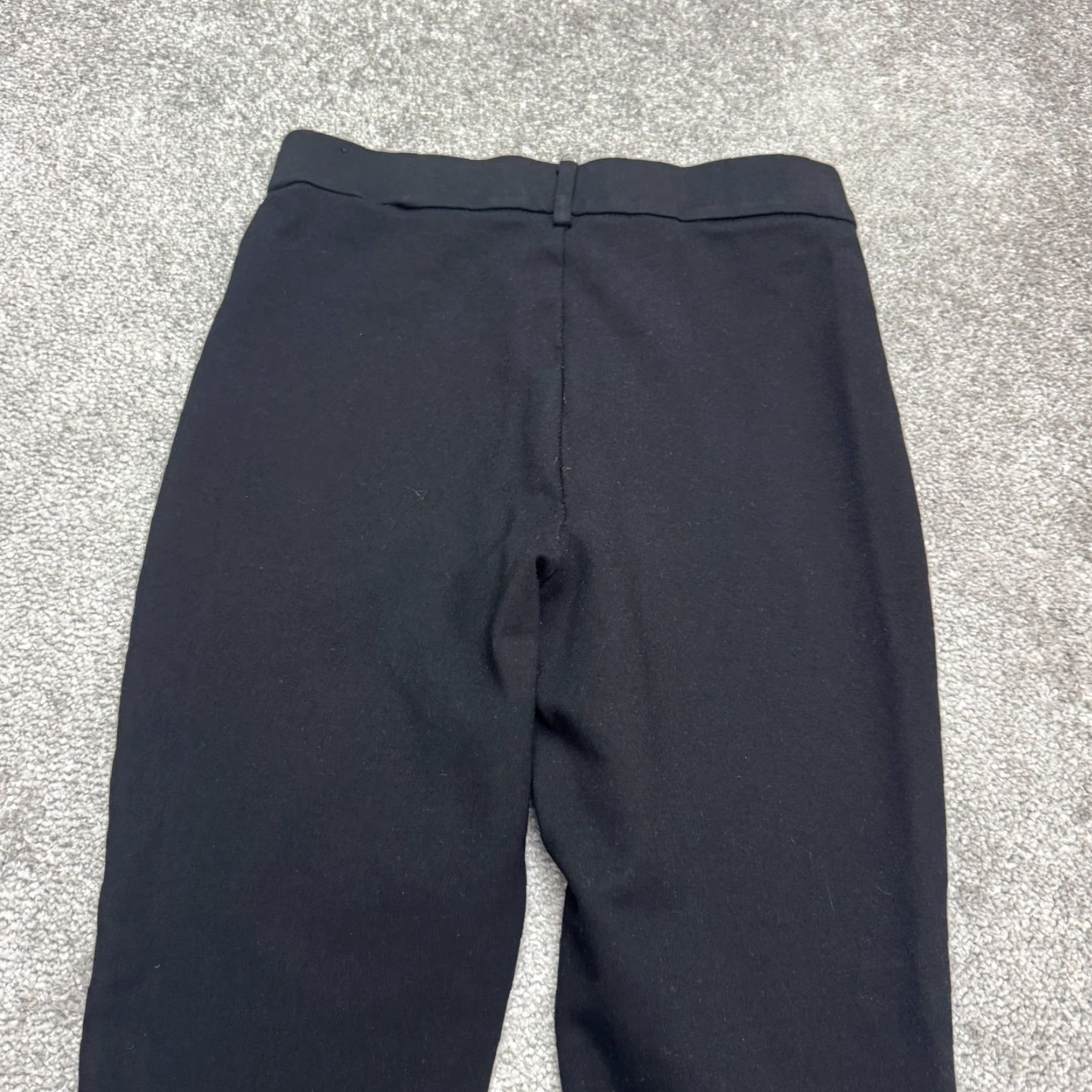 Zara Zara Women's High Rise Slim Fit Ankle Trousers Black Size 26x25.5 Business Casual & Workwear Size 32" / US 10 / IT 46 - 4 Thumbnail