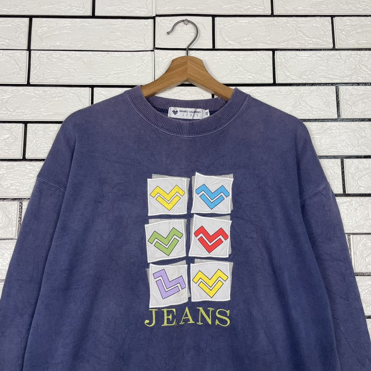Other Mario Valentino Jeans Crewneck Sweatshirt Size US M / EU 48-50 / 2 - 2 Thumbnail