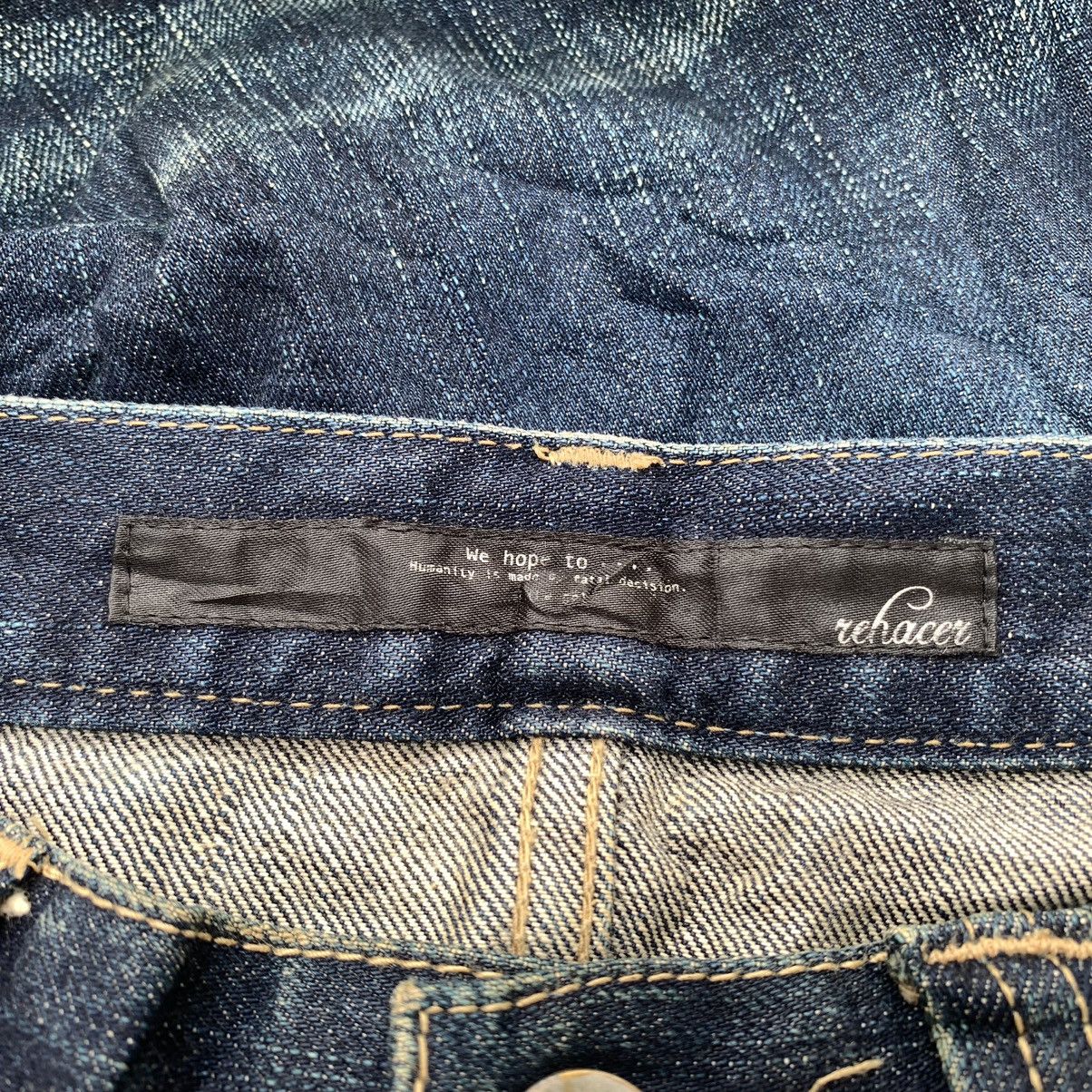 Japanese Brand REHACER Distressed Designed Jeans Size US 32 / EU 48 - 10 Thumbnail
