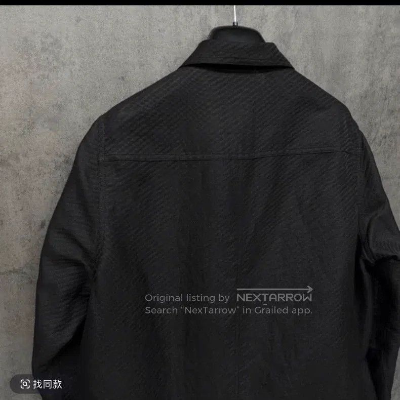 Rick Owens Rick Owens Asymmetric Cross Collar Chunky Twill Jacket Size US L / EU 52-54 / 3 - 4 Thumbnail