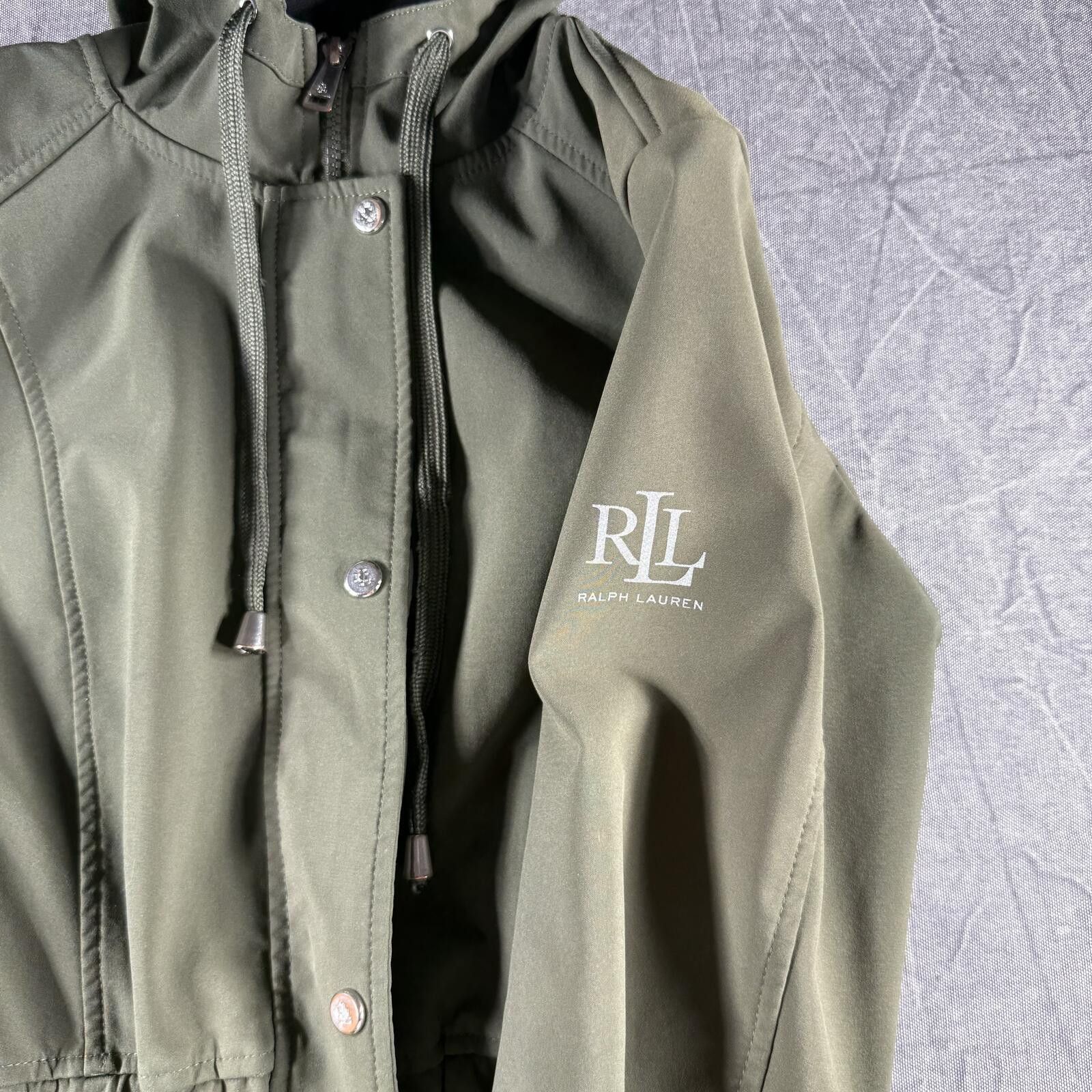 Lauren Ralph Lauren Ralph Lauren Jacket Women's XS Olive Green Rain Coat Hood Size XS / US 0-2 / IT 36-38 - 8 Thumbnail
