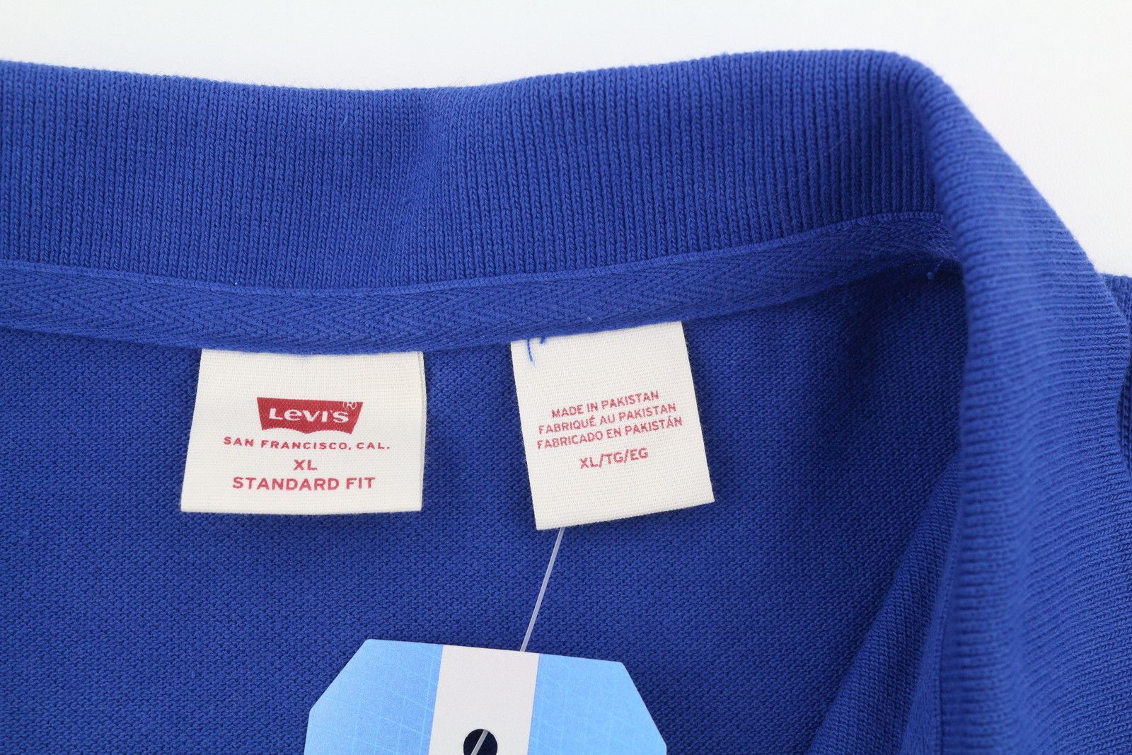 Levi's STANDARD FIT XL Blue Cotton Patch Logo 87875 Size US XL / EU 56 / 4 - 7 Thumbnail