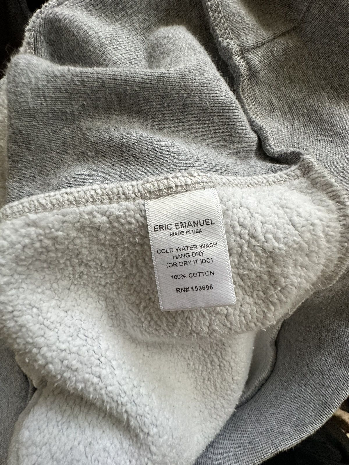 Eric Emanuel Eric Emanuel Grey Hoodie XL Size US XL / EU 56 / 4 - 4 Thumbnail