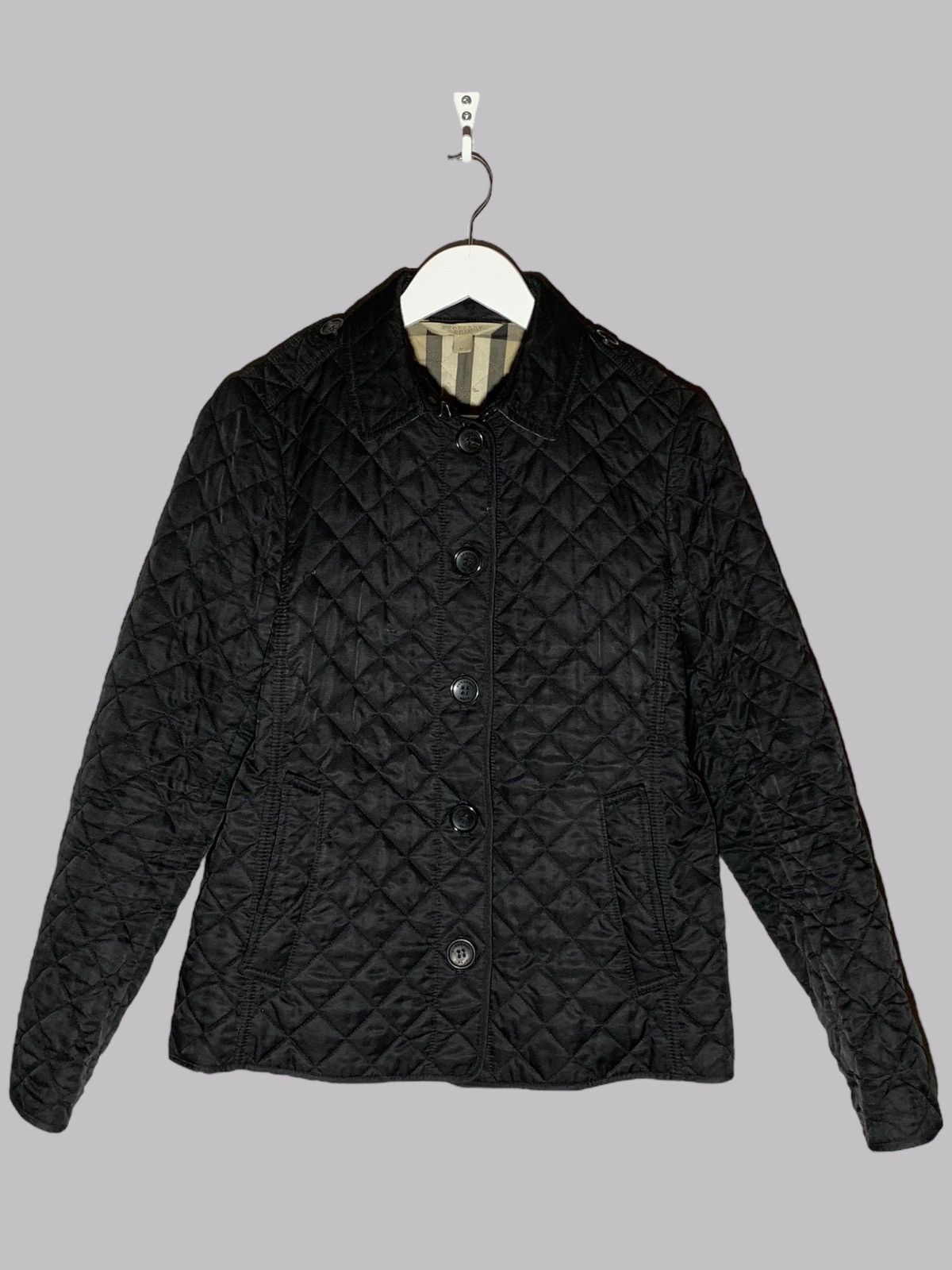 Burberry Burberry Brit Quilted Nova Check Lining Jacket Size M / US 6-8 / IT 42-44 - 1 Thumbnail