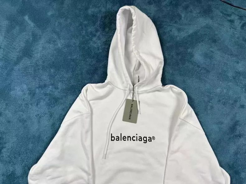 Balenciaga Balenciaga White letter logo hoodie Size US XS / EU 42 / 0 - 2 Thumbnail