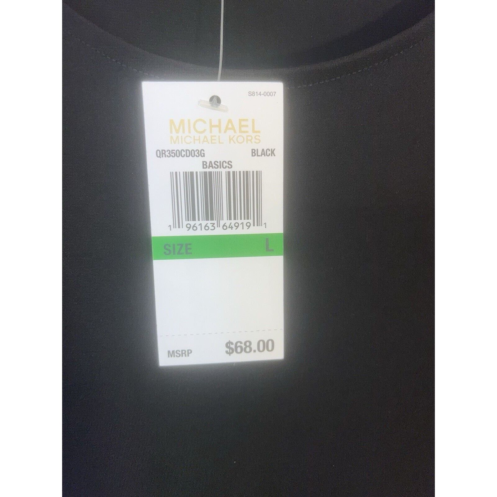 Michael Kors Michael Kors Black Blouse Ladder Sleeve Shirt Women’s Large Size L / US 10 / IT 46 - 5 Thumbnail