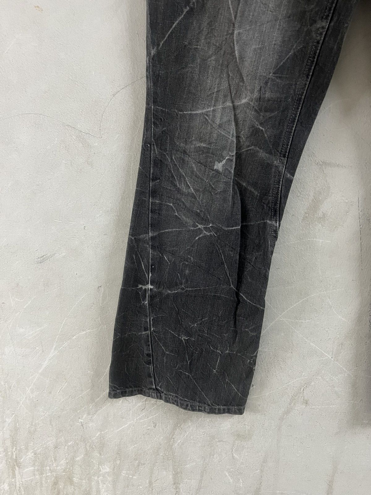 Japanese Brand FLARED🔥NYLAUS TWIST DISTRESSED DENIM PANT Size US 32 / EU 48 - 5 Thumbnail