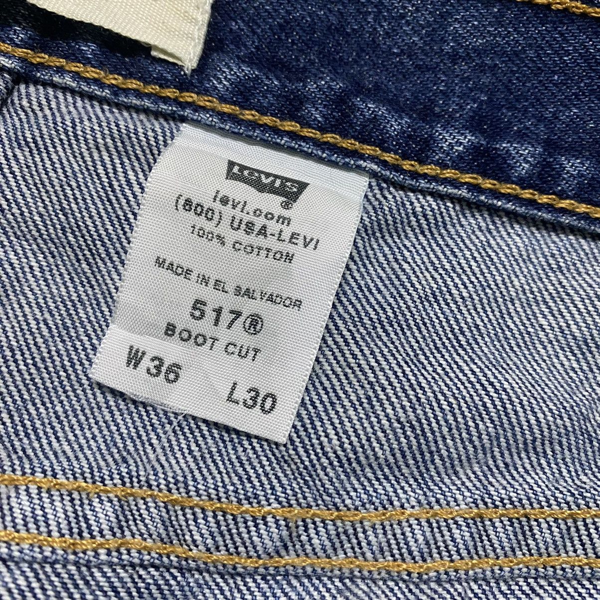Levi's Vintage Levis 517 Bootcut Distressed Jeans Size US 34 / EU 50 - 18 Thumbnail