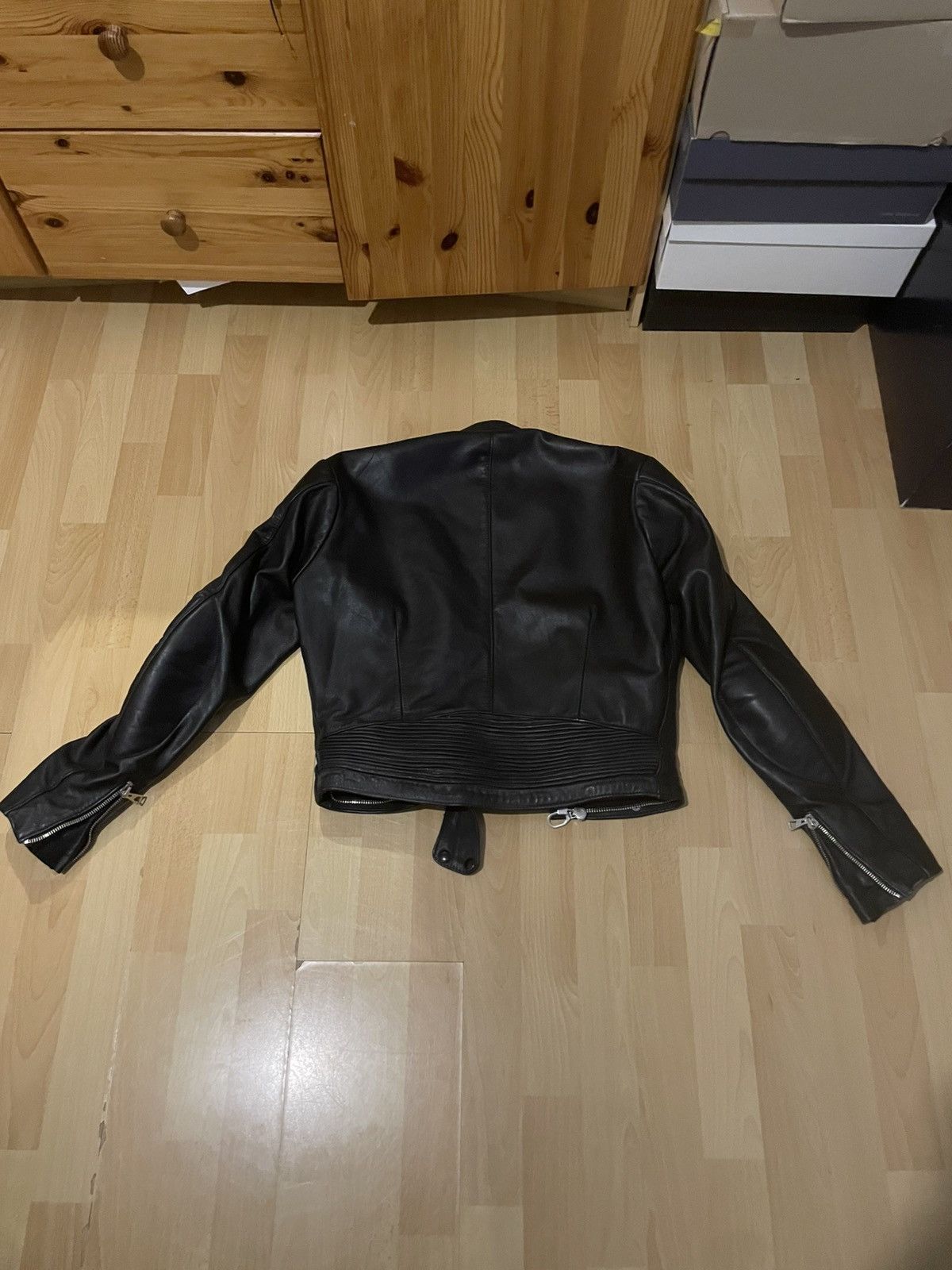 Other Black leather motorcycle jacket Size US S / EU 44-46 / 1 - 3 Thumbnail
