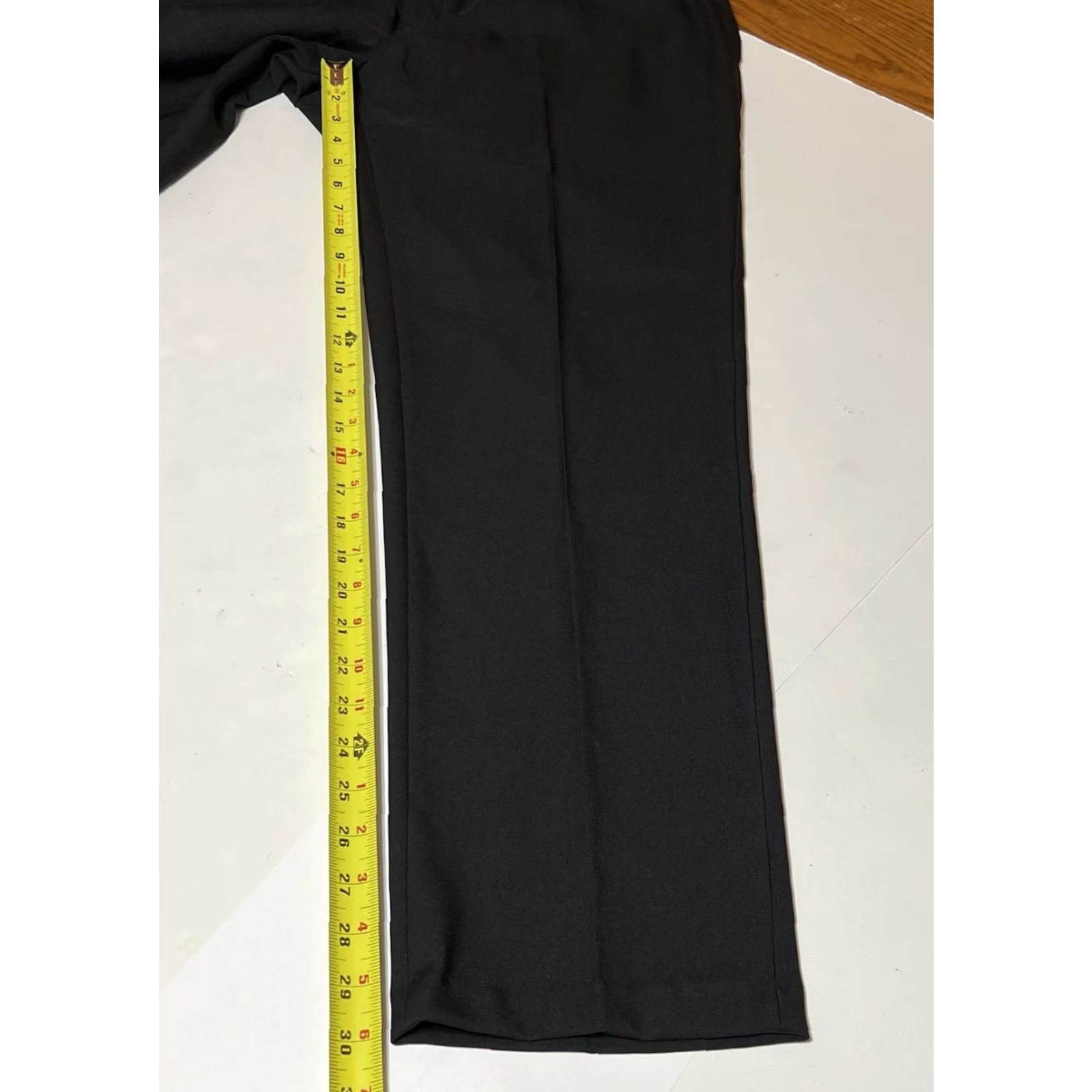 Haggar Haggar Slim Dress Pants Men 36x30 Black Polyester Flat Front Stretch NWT Size US 36 / EU 52 - 5 Thumbnail