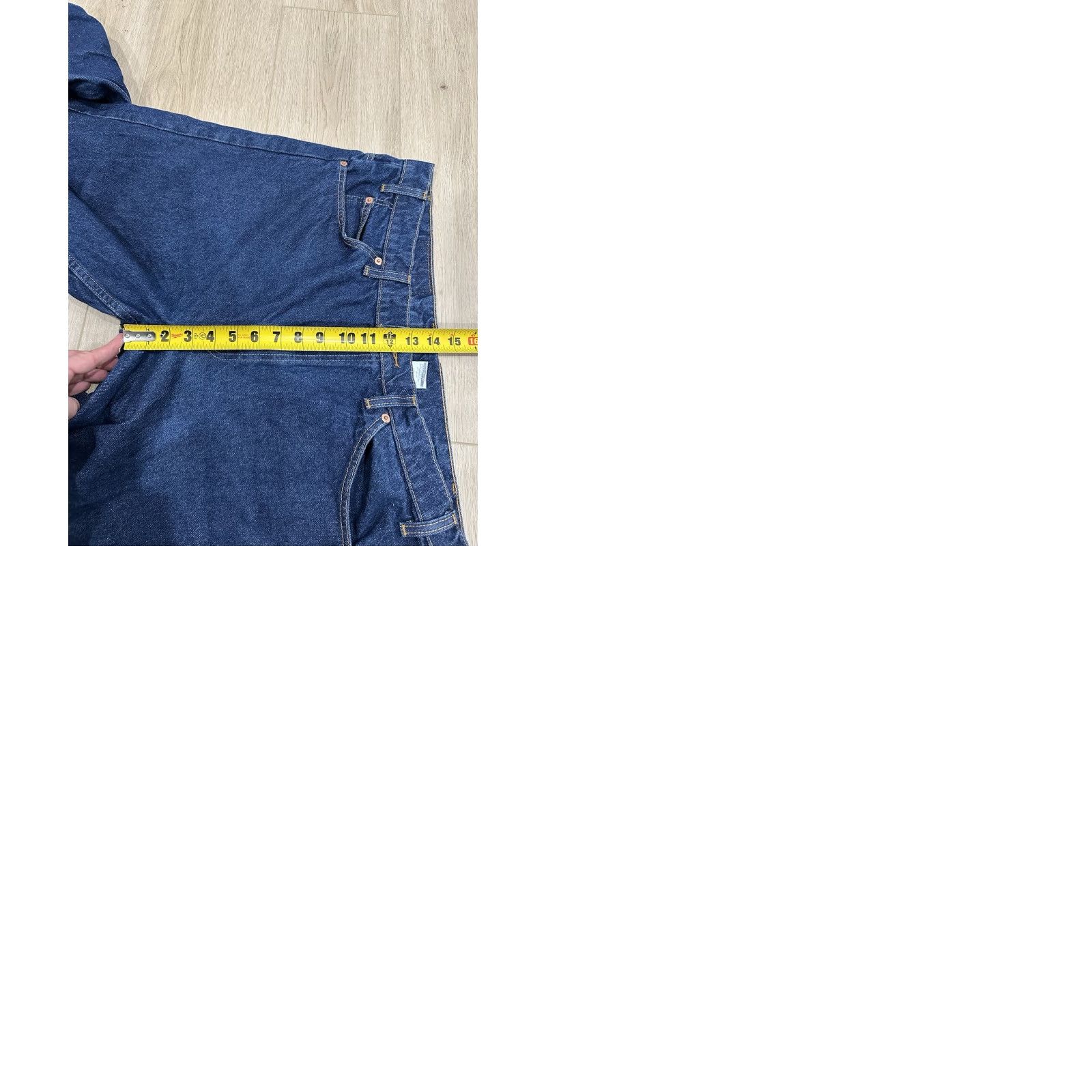 Levi's VINTAGE Levi's 505 Jeans Mens 36x30 Regular Blue Denim 1995 Straight Distressed? No — Grunge Rock Logo Orange Tab 5-Pocket Denim Cotton Regular Size US 36 / EU 52 - 10 Thumbnail
