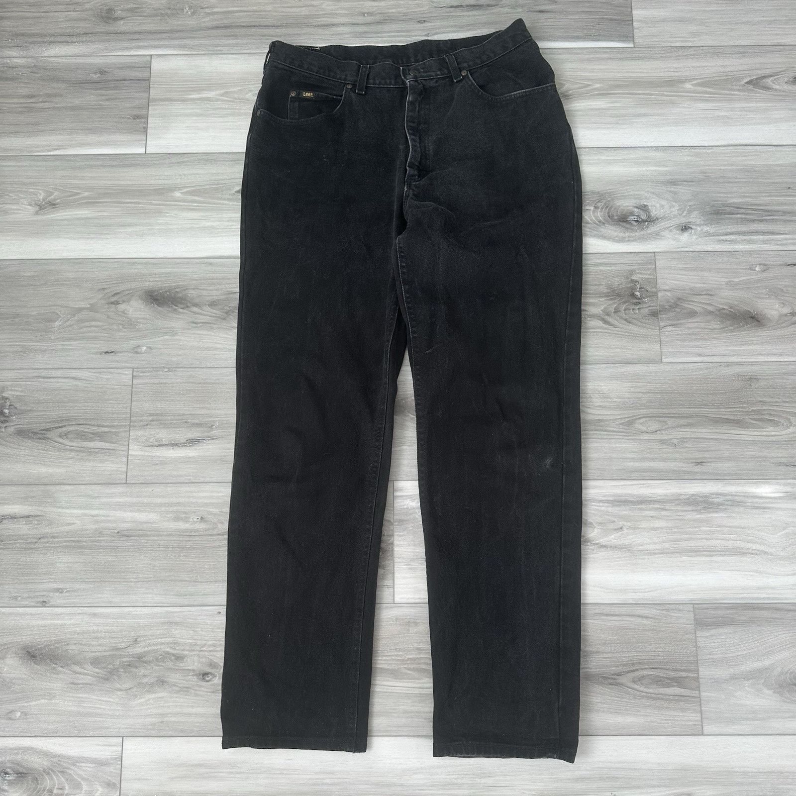 Lee Vintage Lee Union Made USA Washed Black Jeans Mens 36x34 Size US 36 / EU 52 - 1 Thumbnail