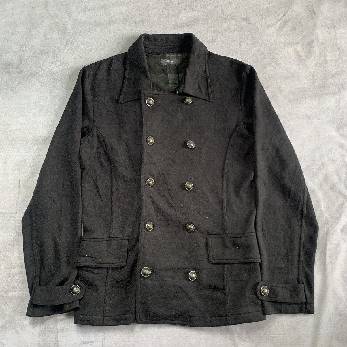 00s Y2K Semantic design Napoleon jacket