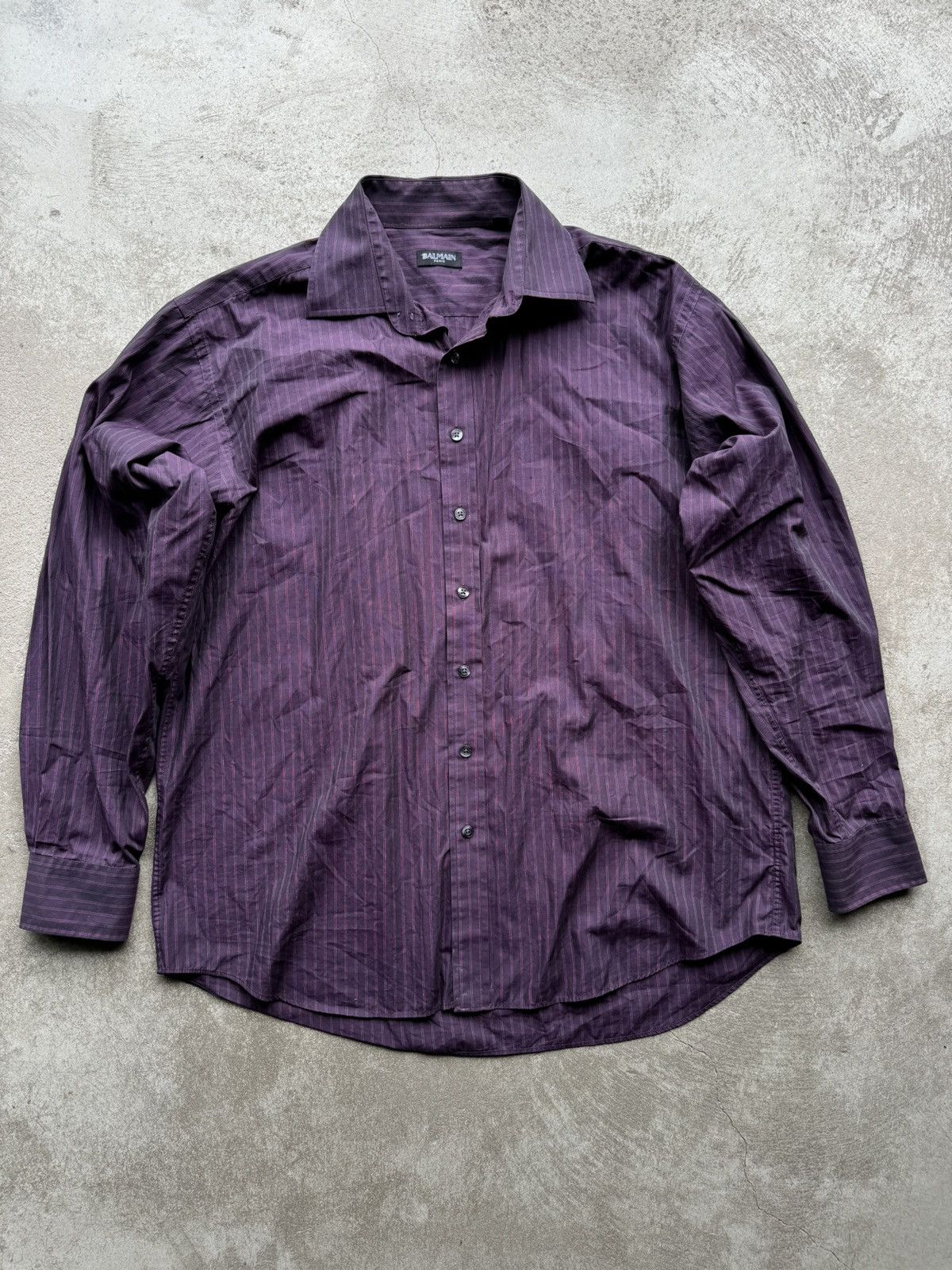 Vintage Balmain Button Up Shirt Luxury