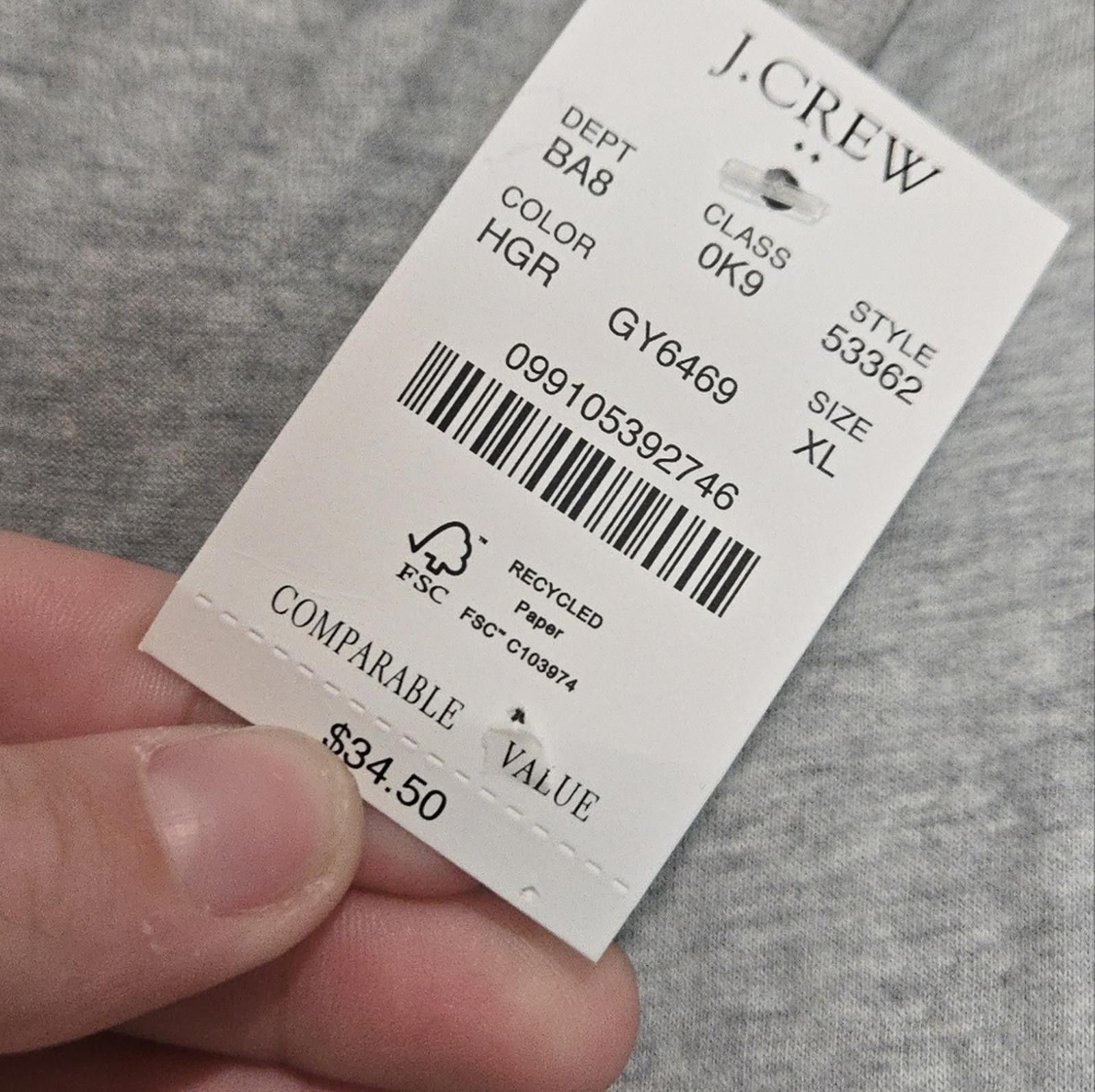 J.Crew J Crew Cotton washed jersey tee Size US XL / EU 56 / 4 - 3 Thumbnail