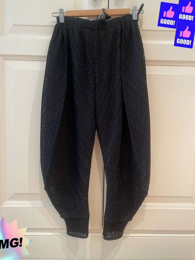 Issey Miyake Issey Miyake size:3 Black irregular-shaped pants Size 42" / US 20 - 2 Thumbnail