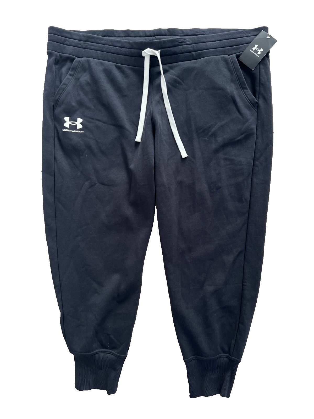 Under Armour Under Armour 1357035 UA Fleece Joggers Black ( 2X ) Size 42" / US 20 - 3 Thumbnail