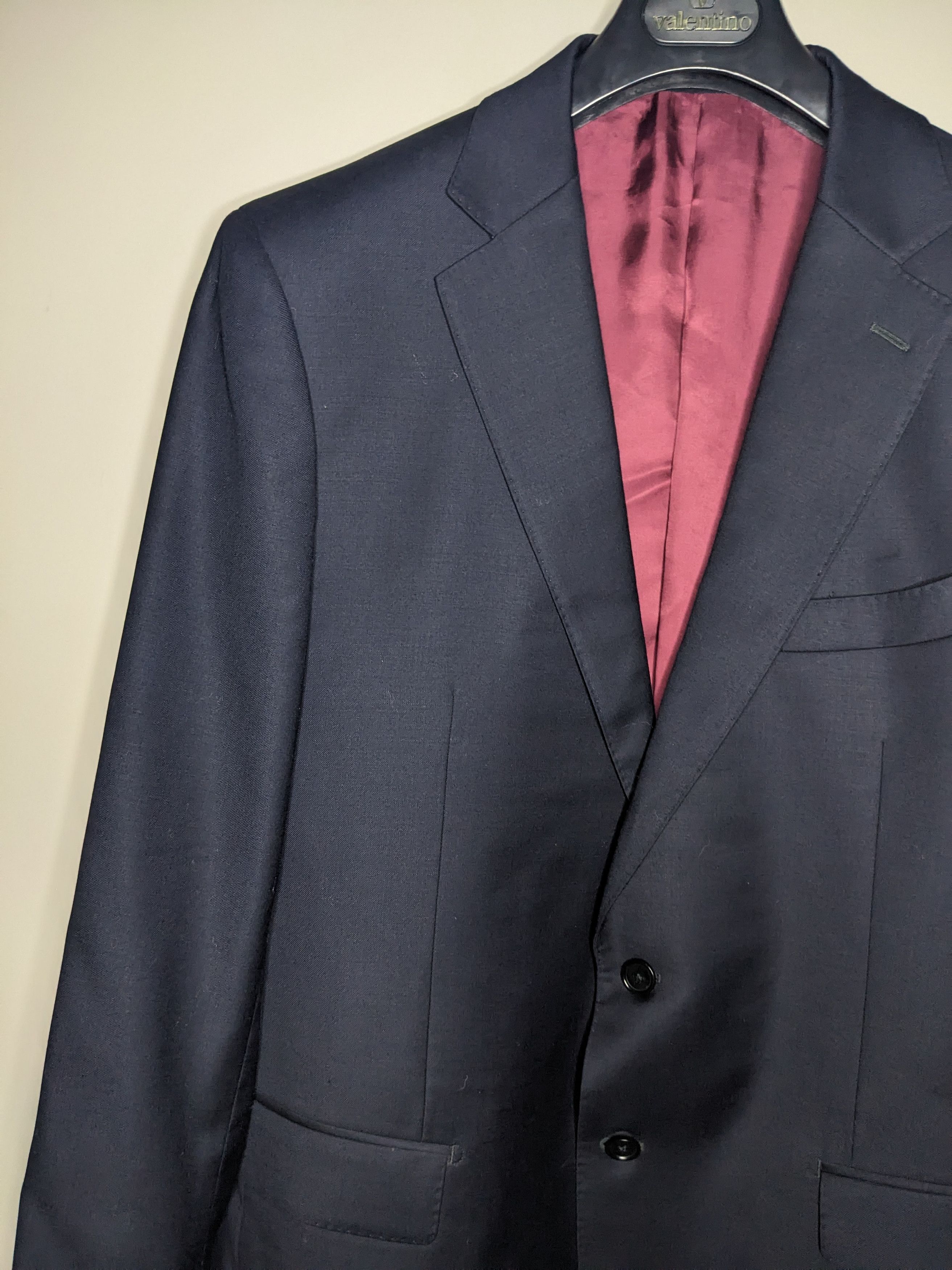 Spier & Mackay Spier MacKay Blazer Mens 42R Midnight Navy Wool Suit Jacket Size 42R - 4 Thumbnail